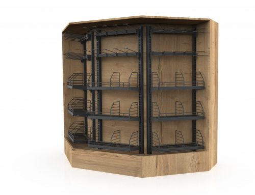 Delicatessen Unit with Wire Basket, Elliptical Module