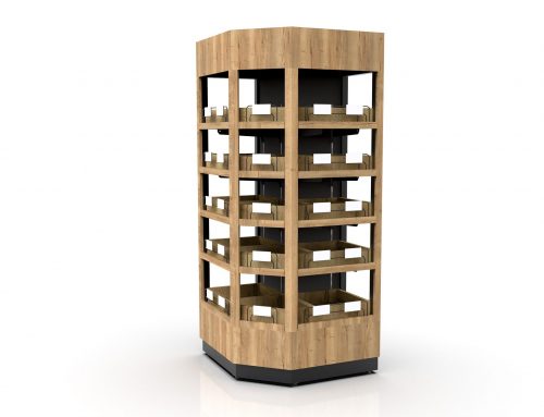 Bakery Unit with Wooden Boxes, Corner