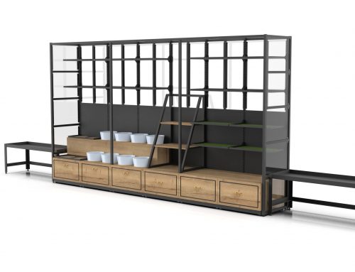 Flower Unit Double with Drawer