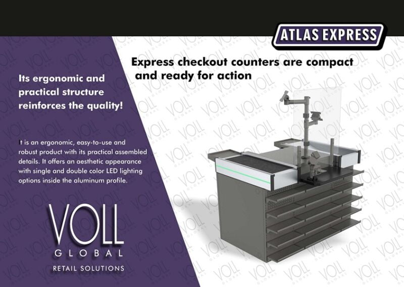 Atlas Express Checkout Counters | Voll Global